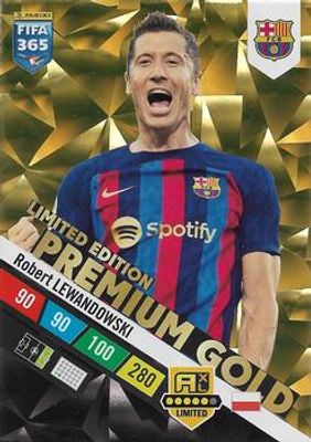 2023 Panini Adrenalyn XL FIFA 365 Premium Gold Limited Edition