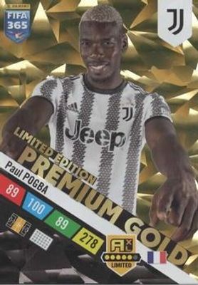 2023 Panini Adrenalyn XL FIFA 365 Premium Gold Limited Edition
