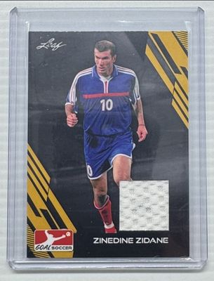 2023 Leaf Goal #J-19 Jersey Relics