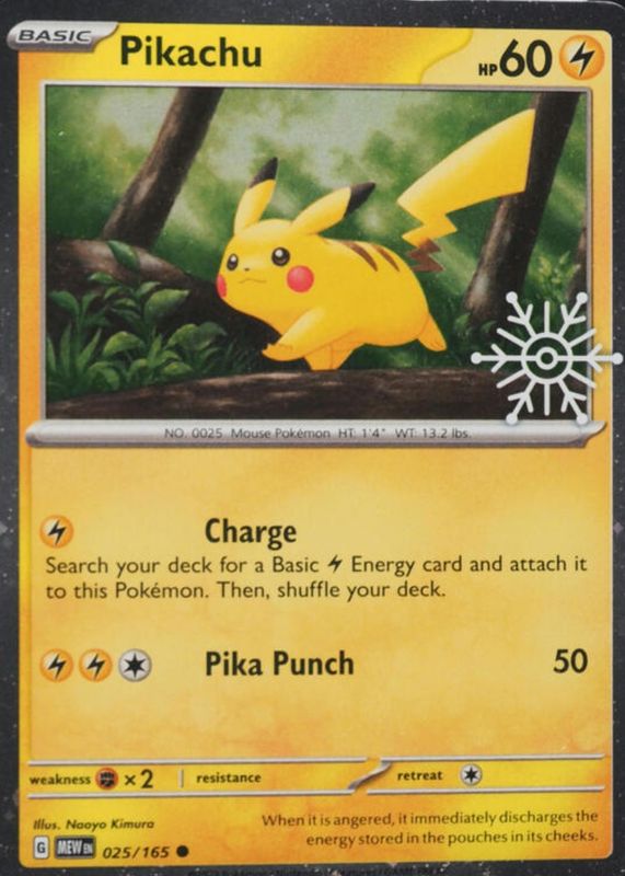 Pikachu 2023 Scarlet & Violet: 151 #025/165 Promo (Holiday Calendar) Price  Guide - Sports Card Investor