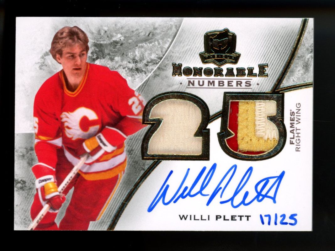2015 Upper Deck The Cup #HN-WP Honorable Numbers Autographs Relics /27