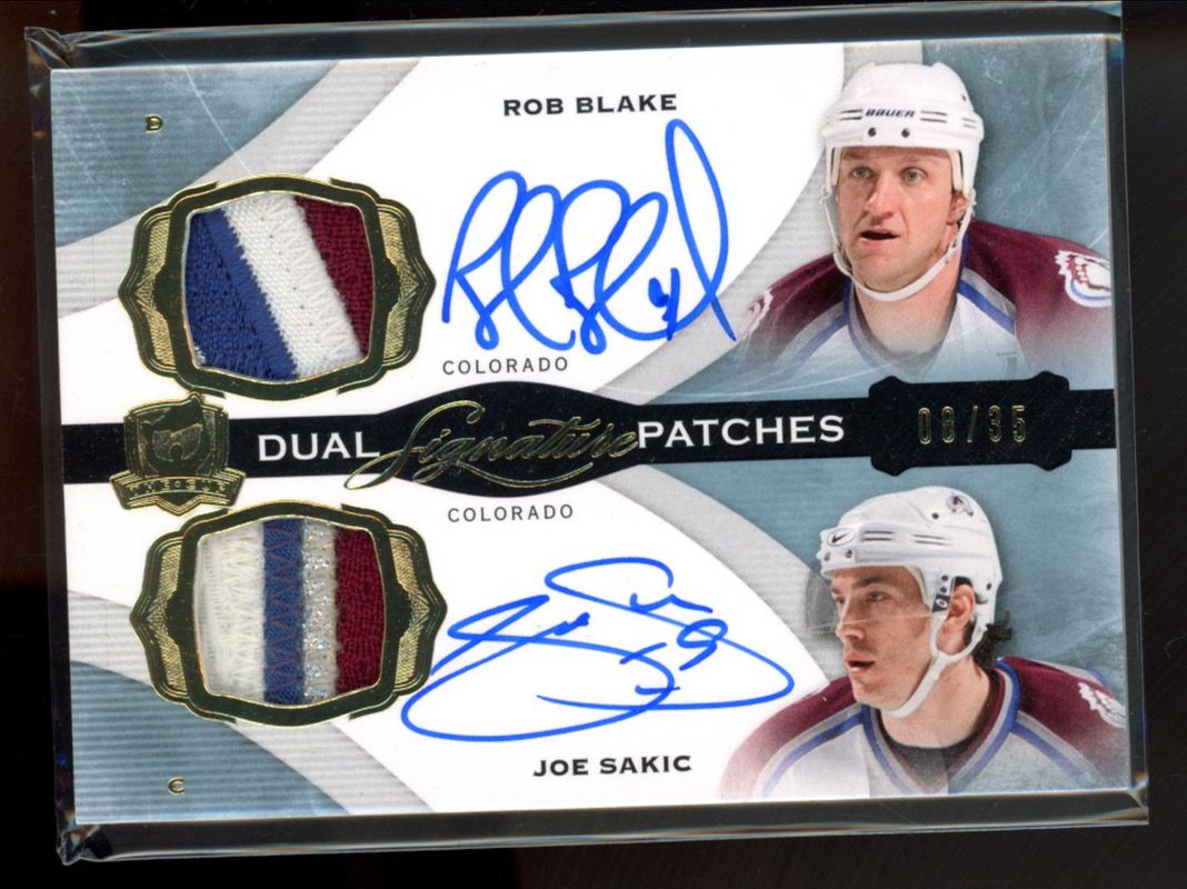 2015 Upper Deck The Cup #DSP-RJ 2014 Upper Deck The Cup Update I: Signatures Patches Dual /35