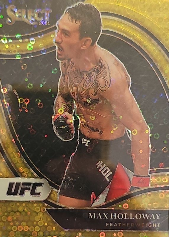 2021 Select UFC #298 Octagonside Gold Disco /10