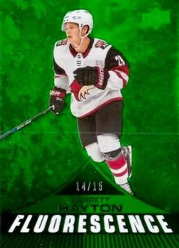 2019 Upper Deck #F-25 Fluorescence - Green /15