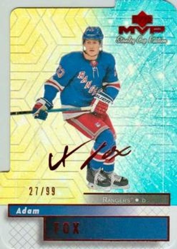 2019 Upper Deck #116 MVP Stanley Cup Edition Colors & Contours Update /99