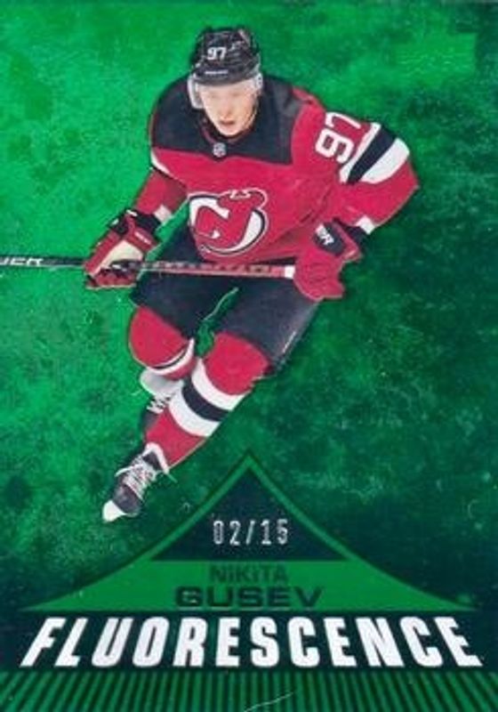 2019 Upper Deck #F-9 Fluorescence - Green /15