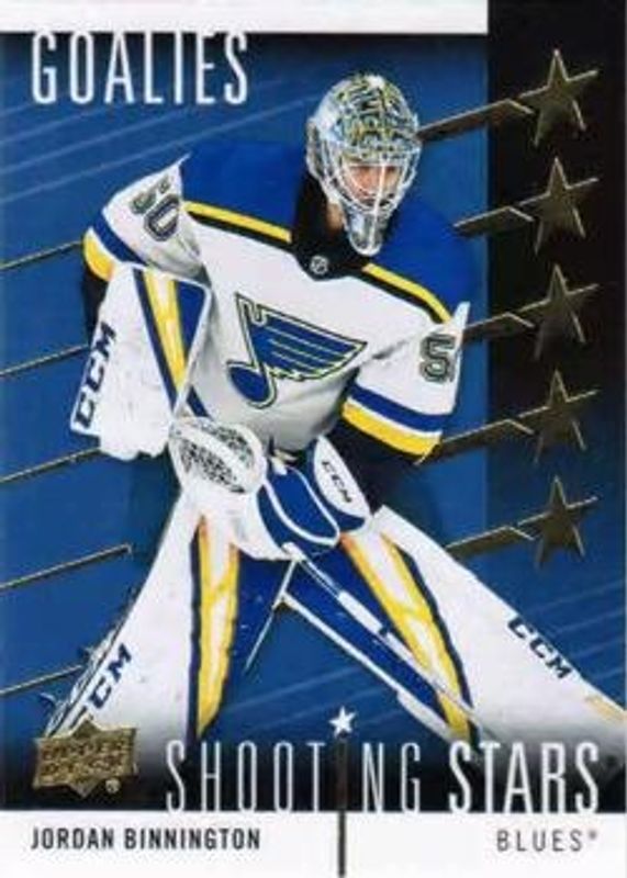 2019 Upper Deck #SSG-9 Shooting Stars Goalies