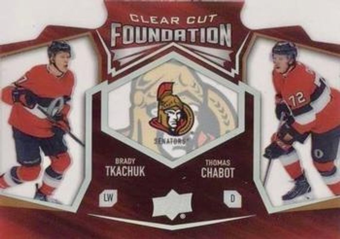 2019 Upper Deck #CCF-3 Clear Cut Foundation Duos