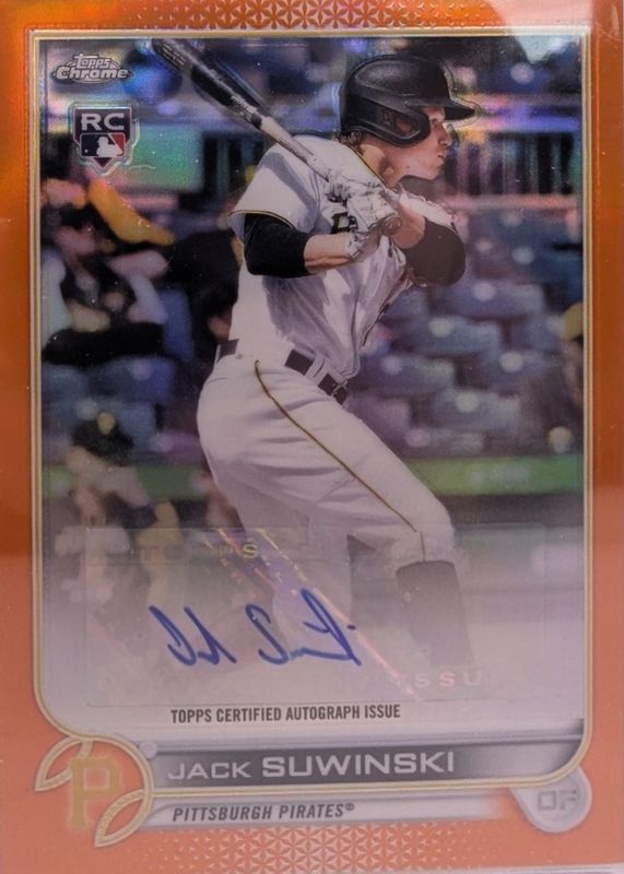2022 Topps Chrome Update #AC-JSU Autographs - Orange Refractor /25