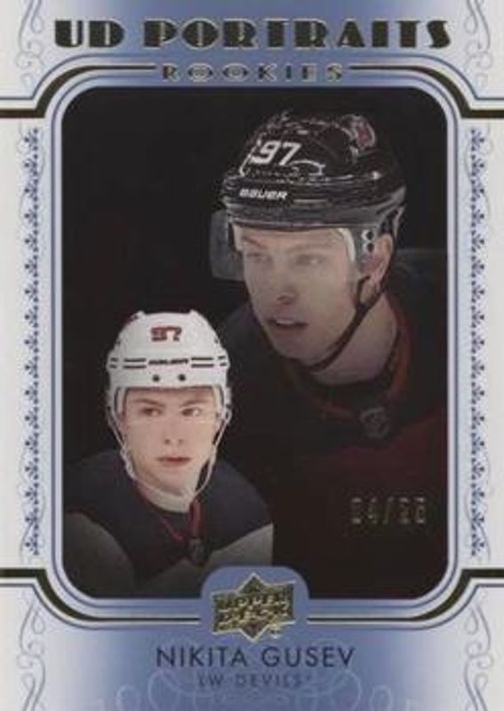 2019 Upper Deck #P-82 UD Portraits Platinum - Blue /5