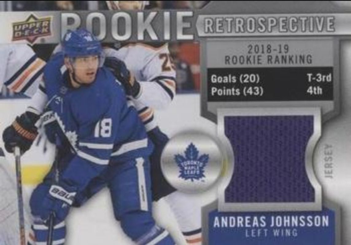 2019 Upper Deck #RR-AJ Rookie Retrospective Jersey