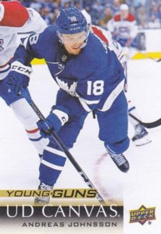 2018 Upper Deck #C96 Young Guns Canvas