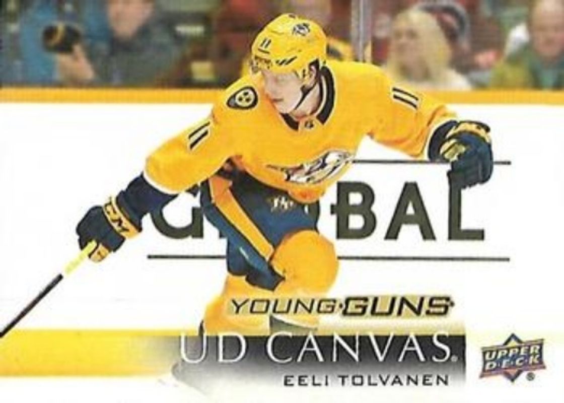 2018 Upper Deck #C215 Young Guns Canvas