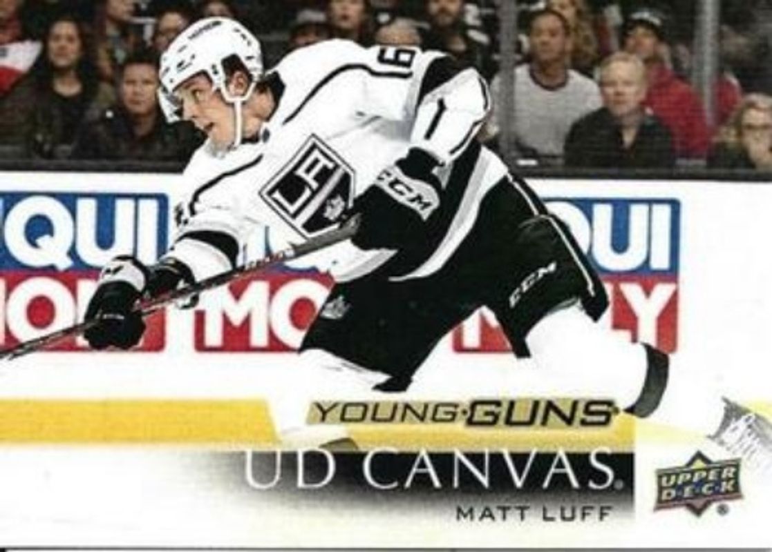 2018 Upper Deck #C229 Young Guns Canvas