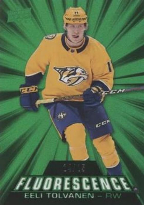 2018 Upper Deck #F-18 Fluorescence - Green /15