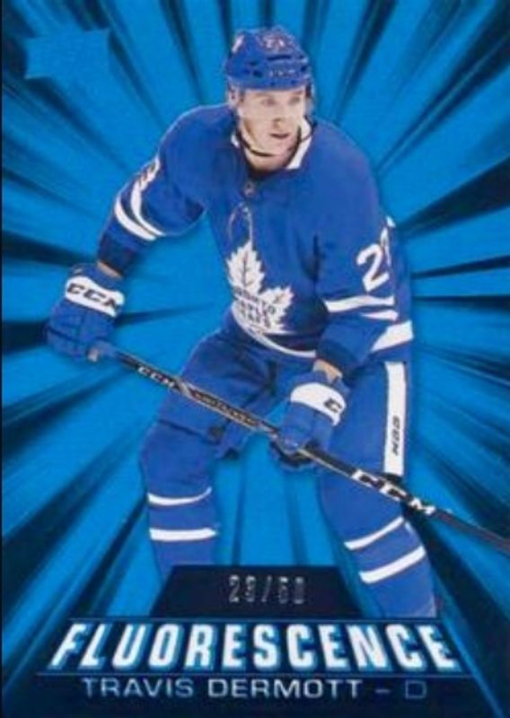 2018 Upper Deck #F-41 Fluorescence - Blue /50