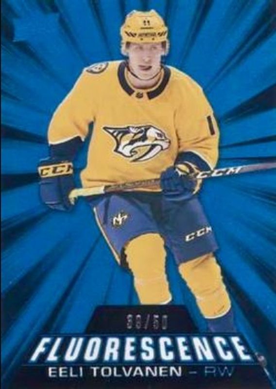 2018 Upper Deck #F-18 Fluorescence - Blue /50