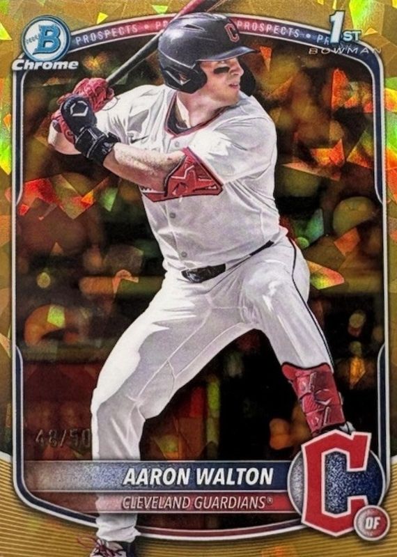 2025 Bowman Draft Sapphire Edition #BDC-134 Chrome - Gold /50 (1st)