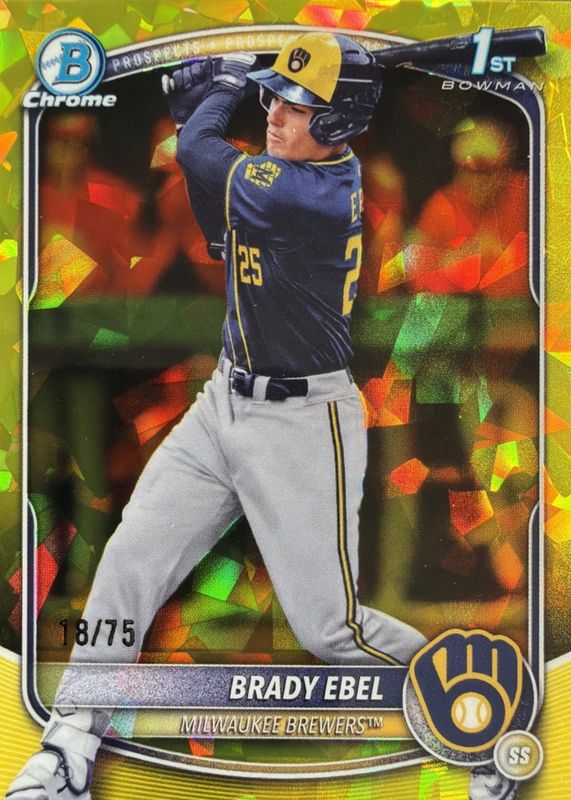 2025 Bowman Draft Sapphire Edition #BDC-194 Chrome - Yellow /75 (1st)