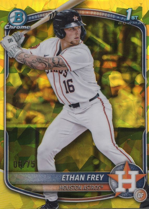 2025 Bowman Draft Sapphire Edition #BDC-67 Chrome - Yellow /75 (1st)