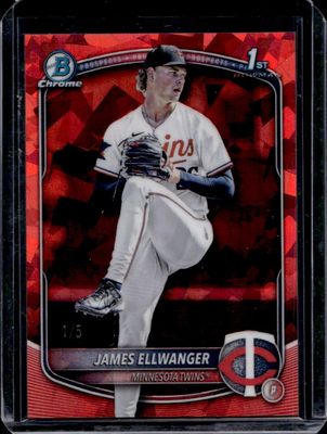 2025 Bowman Draft Sapphire Edition #BDC-164 Chrome - Red /5 (1st)