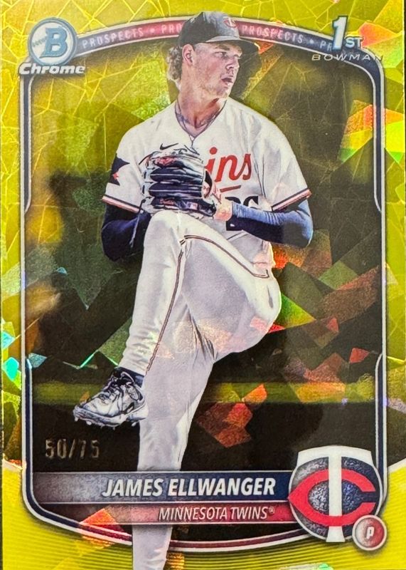 2025 Bowman Draft Sapphire Edition #BDC-164 Chrome - Yellow /75 (1st)