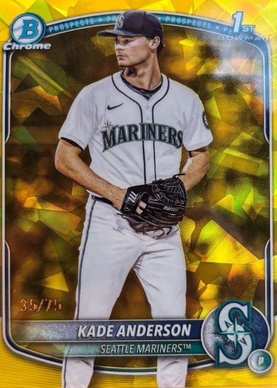 2025 Bowman Draft Sapphire Edition #BDC-3 Chrome - Yellow /75 (1st)