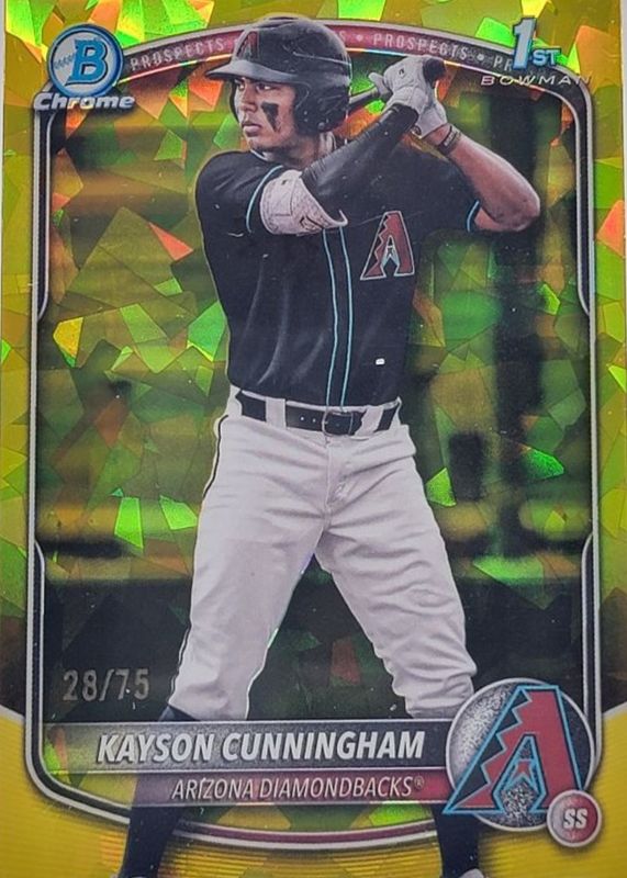 2025 Bowman Draft Sapphire Edition #BDC-84 Chrome - Yellow /75 (1st)