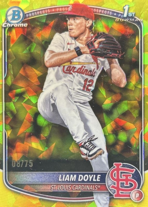 2025 Bowman Draft Sapphire Edition #BDC-12 Chrome - Yellow /75 (1st)