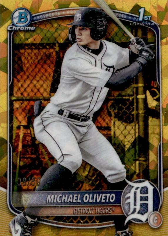 2025 Bowman Draft Sapphire Edition #BDC-156 Chrome - Gold /50 (1st)