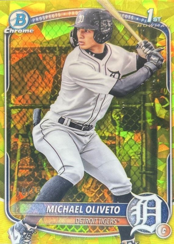 2025 Bowman Draft Sapphire Edition #BDC-156 Chrome - Yellow /75 (1st)