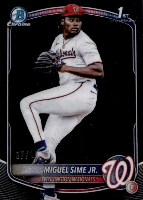 2025 Bowman Draft Sapphire Edition #BDC-181 Chrome - Black /10 (1st)