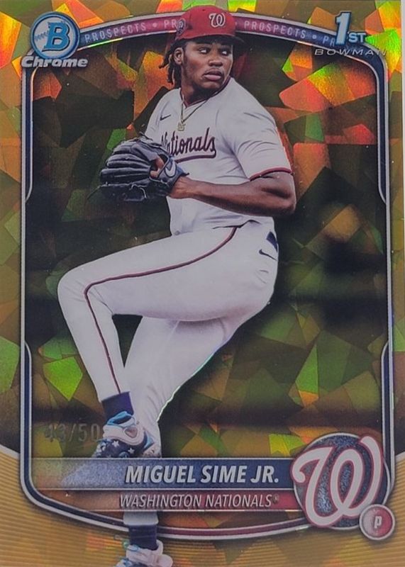 2025 Bowman Draft Sapphire Edition #BDC-181 Chrome - Gold /50 (1st)