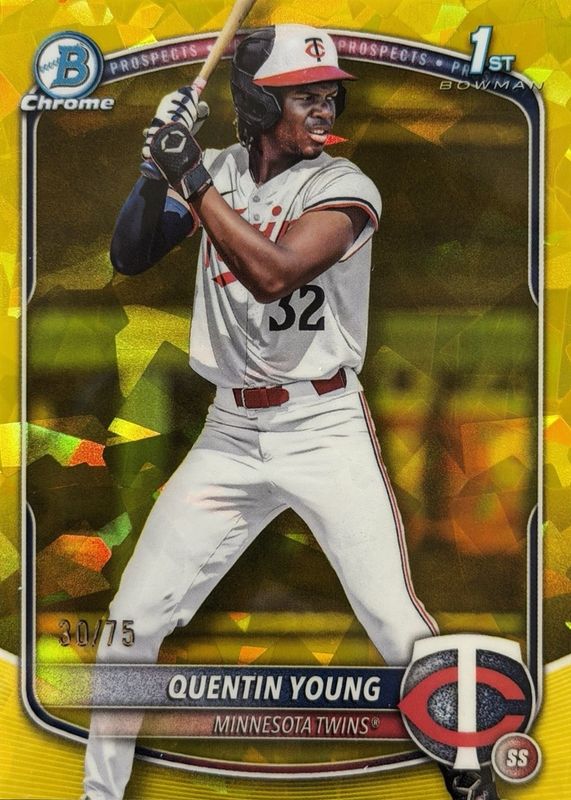 2025 Bowman Draft Sapphire Edition #BDC-92 Chrome - Yellow /75 (1st)