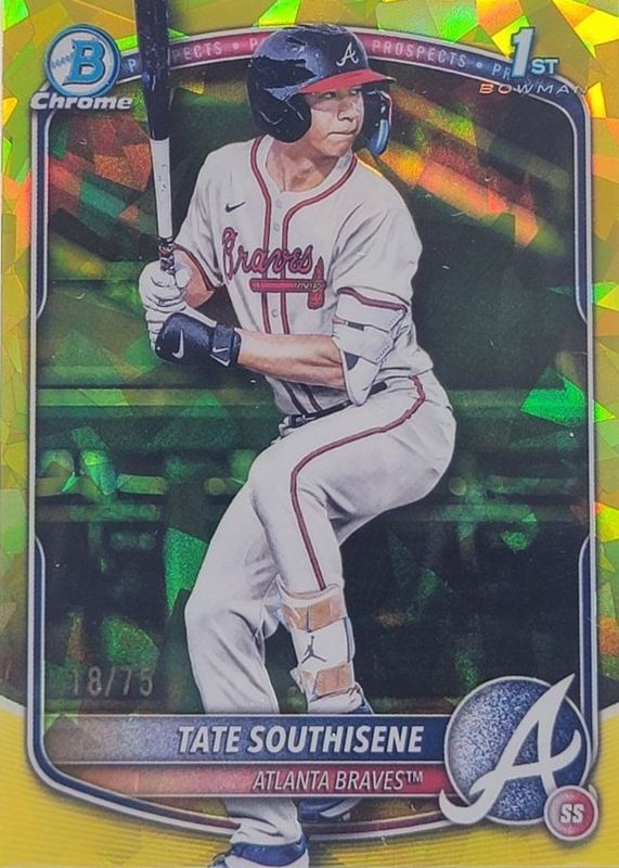 2025 Bowman Draft Sapphire Edition #BDC-70 Chrome - Yellow /75 (1st)