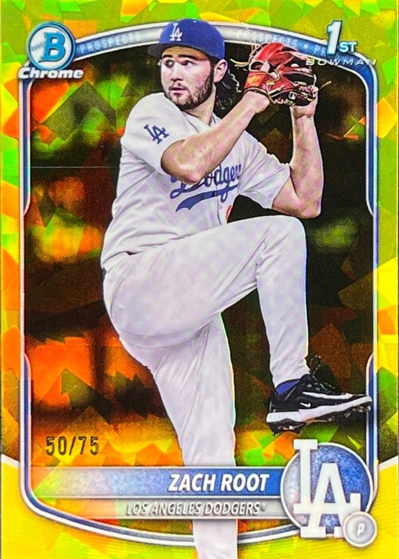 2025 Bowman Draft Sapphire Edition #BDC-22 Chrome - Yellow /75 (1st)