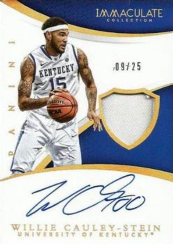 2015 Panini Immaculate Collection Collegiate #345 Basketball Patch Autographs - Gold /25