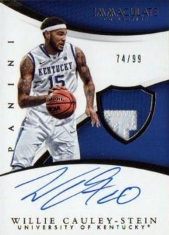 2015 Panini Immaculate Collection Collegiate #345 Basketball Patch Autographs /99