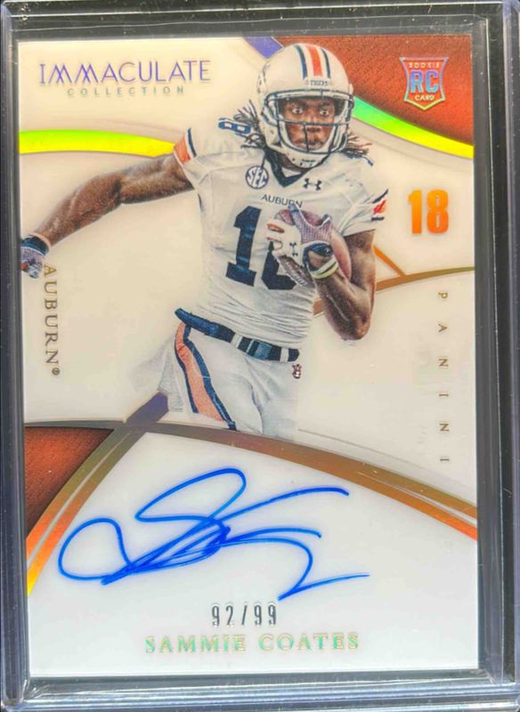 2015 Panini Immaculate Collection Collegiate #332 Immaculate Numbers Rookie Autographs /99