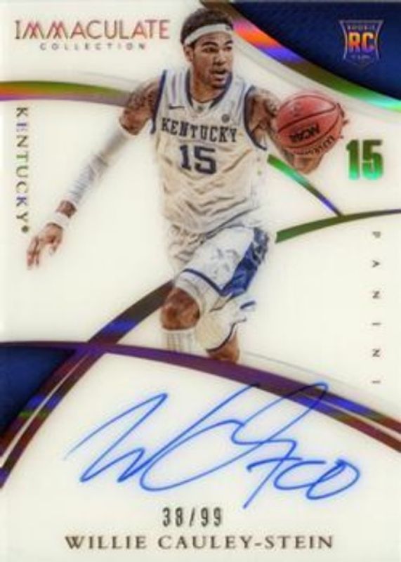 2015 Panini Immaculate Collection Collegiate #345 Immaculate Numbers Rookie Autographs /99