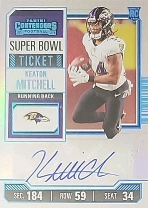 2023 Contenders #248 Rookie Ticket Auto - Super Bowl Ticket /1