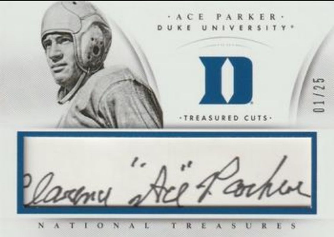 2015 Panini National Treasures Collegiate #26 National Treasured Cuts /5