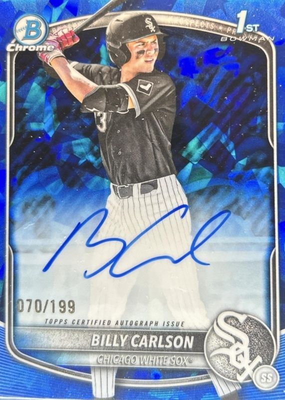 2025 Bowman Draft Sapphire Edition #CPA-BC Chrome Prospect Auto /199 (1st)