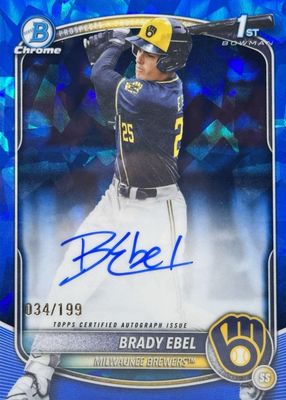 2025 Bowman Draft Sapphire Edition #CPA-BE Chrome Prospect Auto /199 (1st)