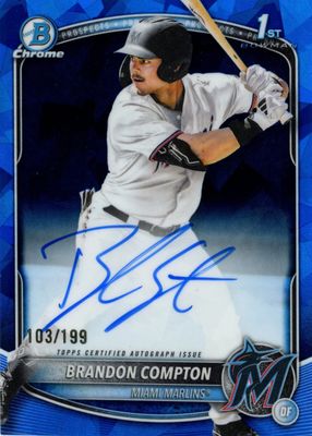 2025 Bowman Draft Sapphire Edition #CPA-BCO Chrome Prospect Auto /199 (1st)