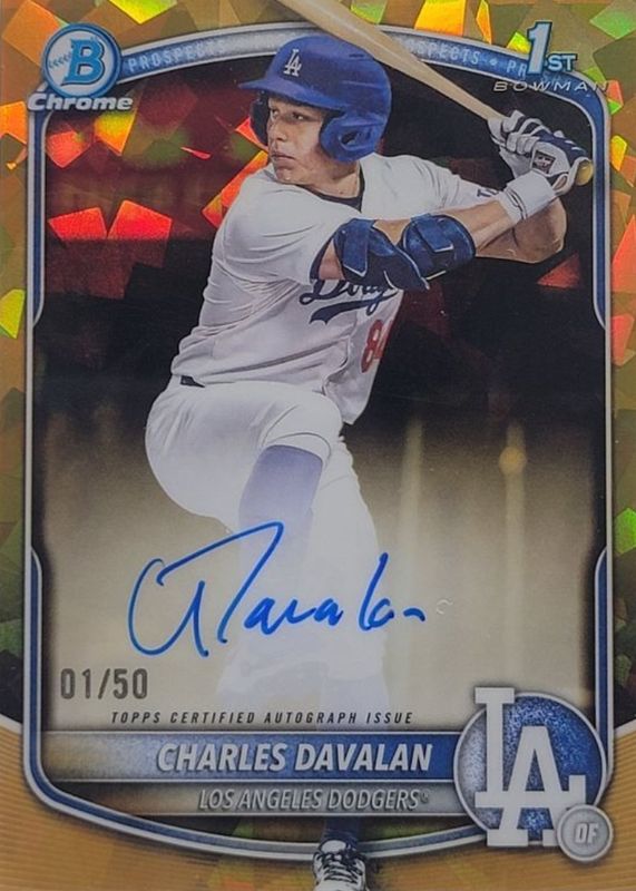 2025 Bowman Draft Sapphire Edition #CPA-CD Chrome Prospect Auto - Gold /50 (1st)