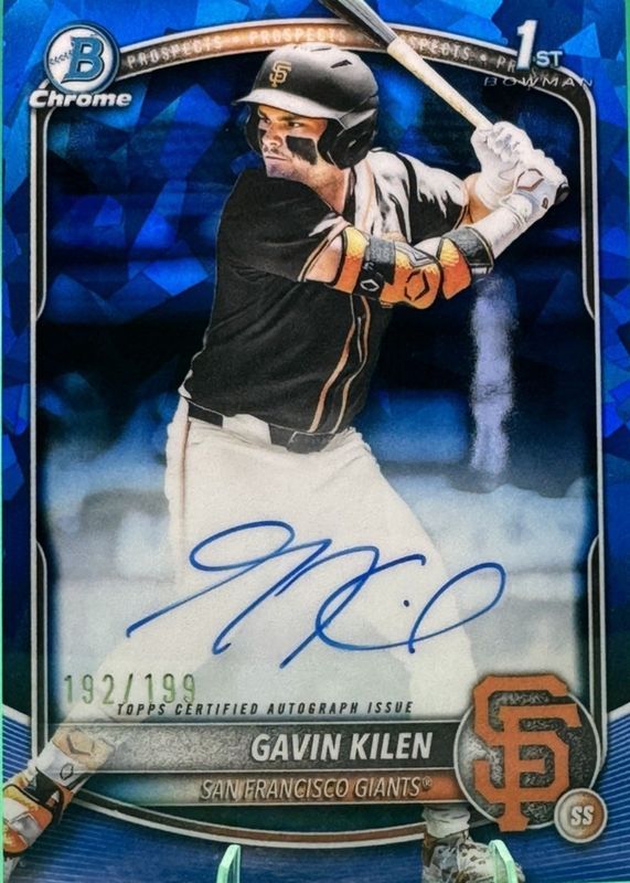 2025 Bowman Draft Sapphire Edition #CPA-GK Chrome Prospect Auto /199 (1st)