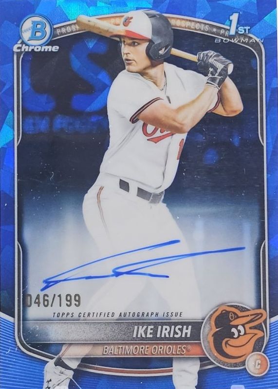 2025 Bowman Draft Sapphire Edition #CPA-II Chrome Prospect Auto /199 (1st)