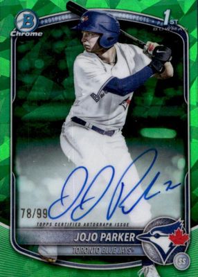 2025 Bowman Draft Sapphire Edition #CPA-JP Chrome Prospect Auto - Green /99 (1st)