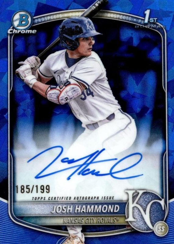 2025 Bowman Draft Sapphire Edition #CPA-JH Chrome Prospect Auto /199 (1st)